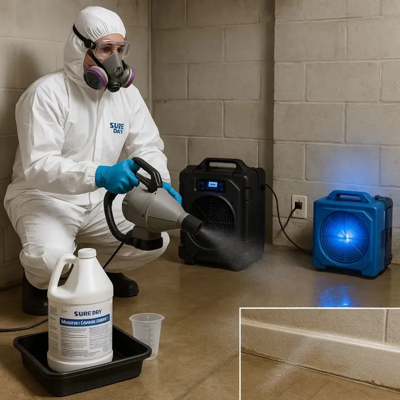 Sanitization and Odor Removal process in Leakesville, MS